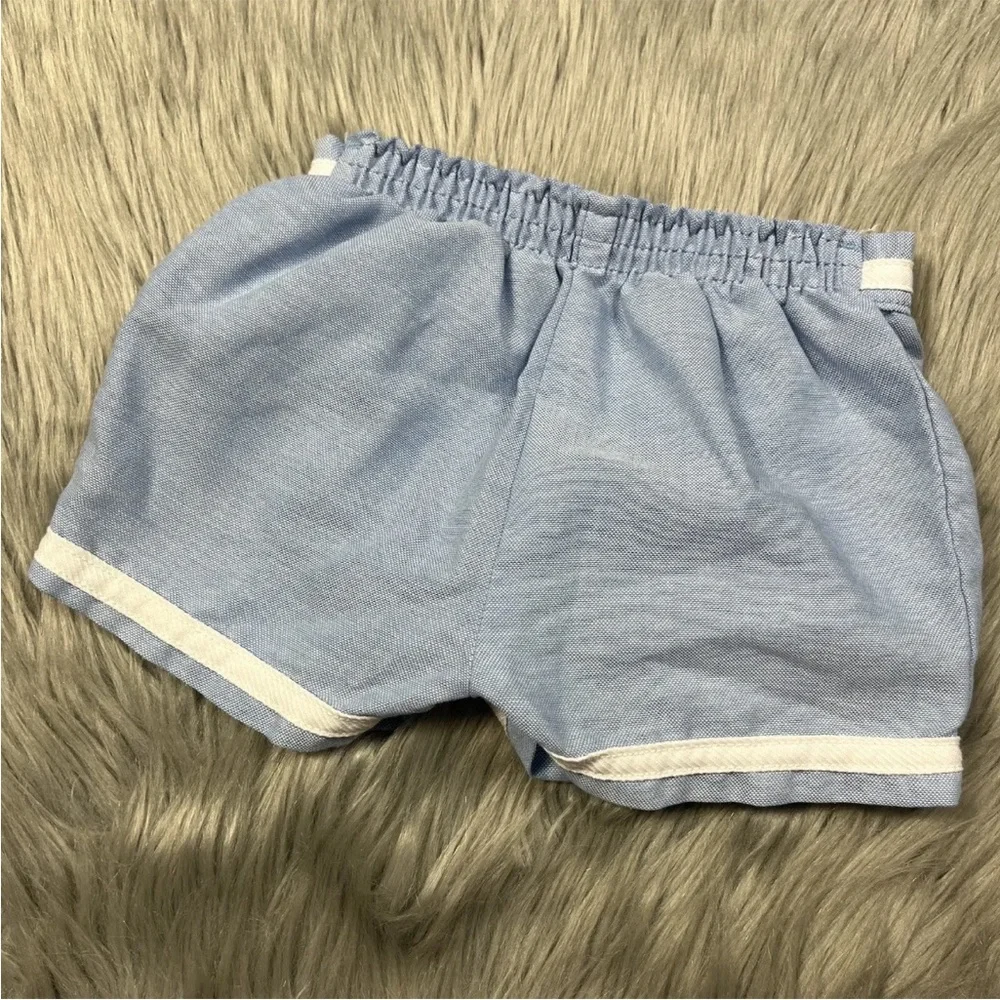 Vintage Baby Girls Carters Shorts Blue Red White Sailor Heart